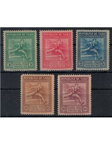 CUBA 1930 Sports Games 5v MNH**