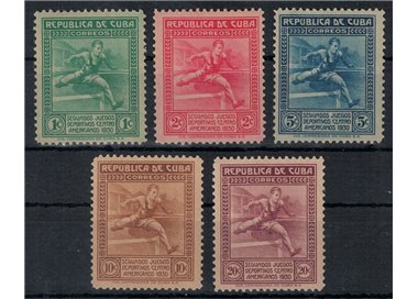 CUBA 1930 Giochi Sportivi 5v MNH**