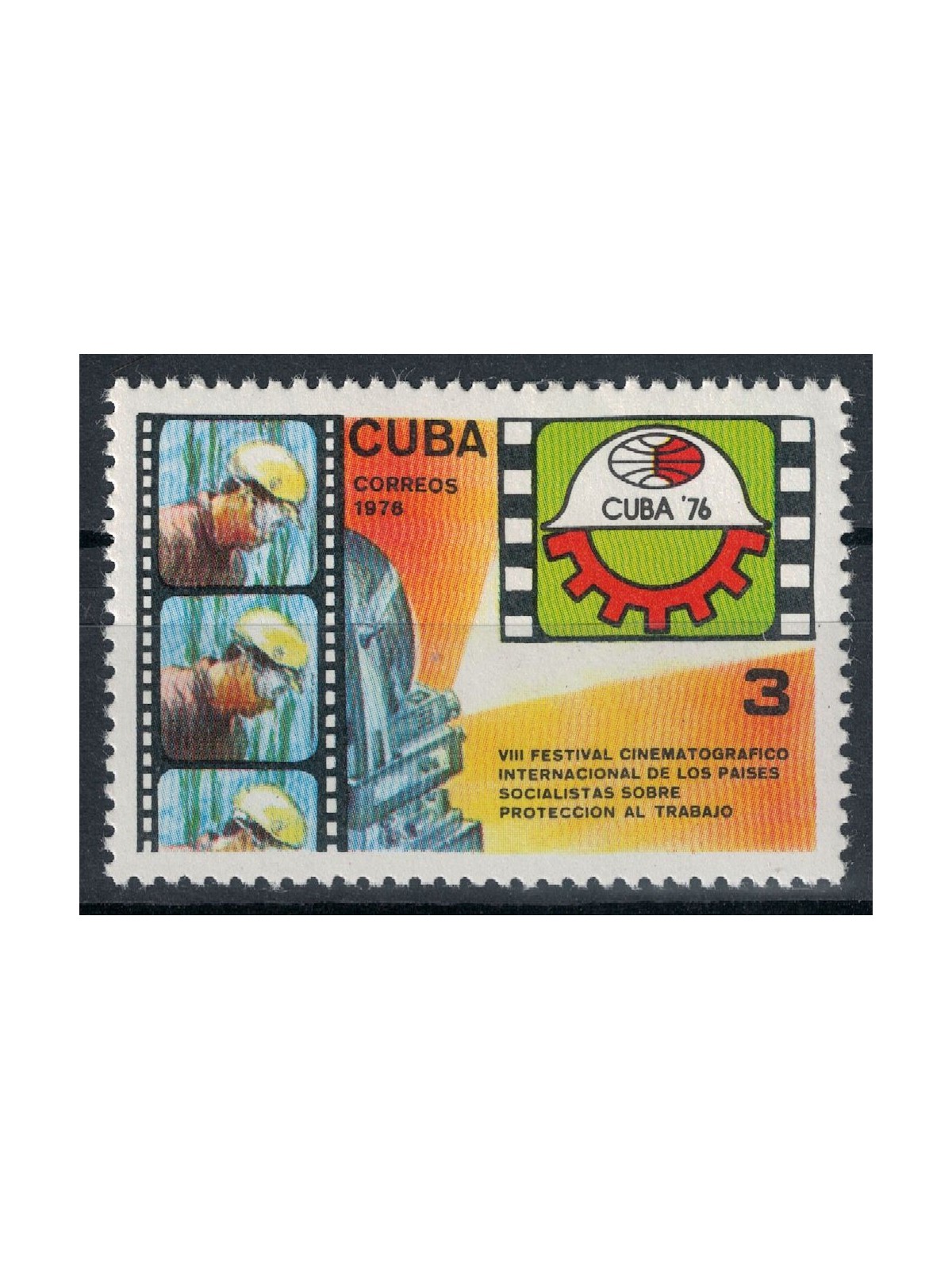 CUBA 1976 Film Festival MNH**
