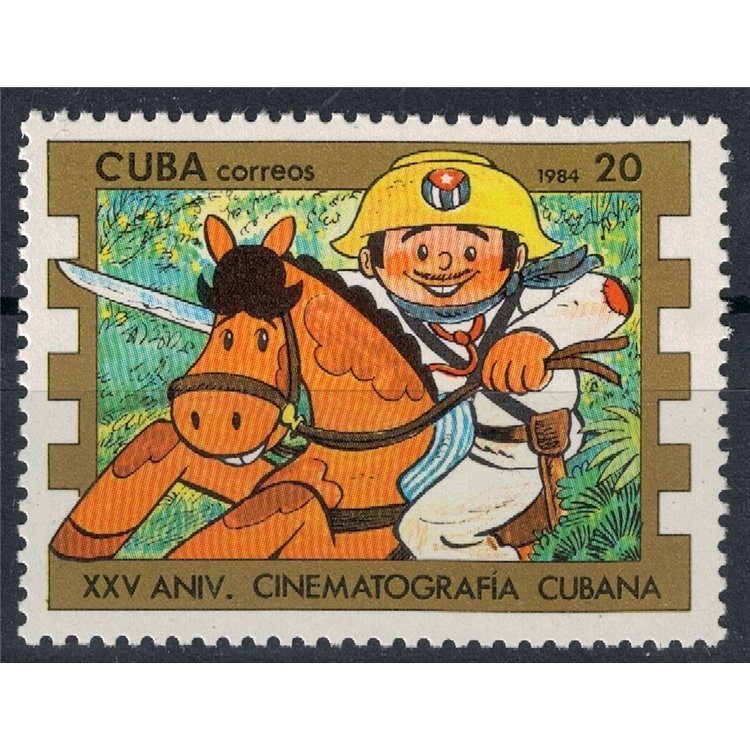 CUBA 1984 Cuban Cinema MNH**