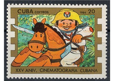 CUBA 1984 Cuban Cinema MNH**