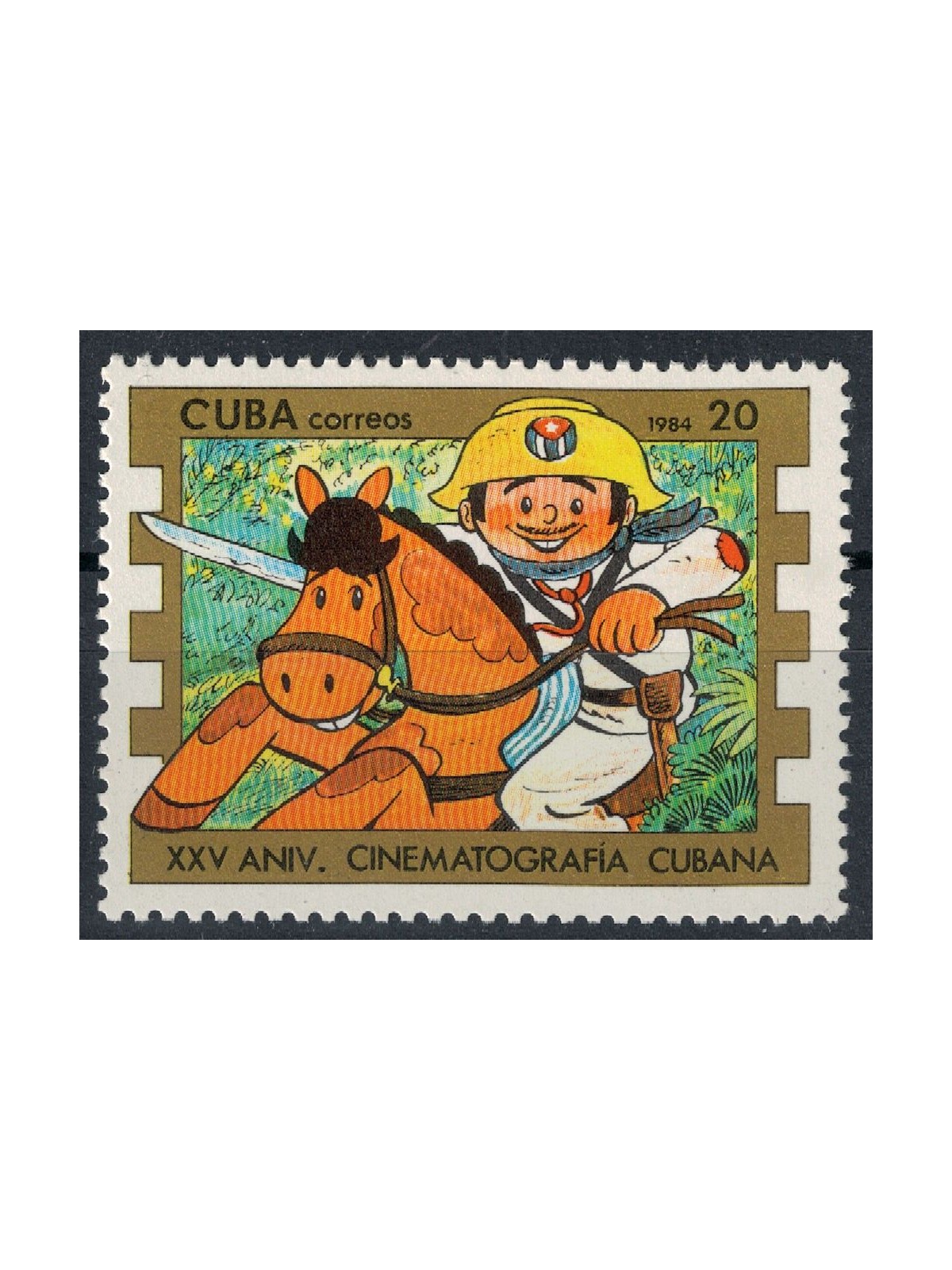 CUBA 1984 Cinema Cubano MNH**