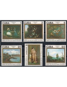 CUBA 1989 Works of Art of the National Museum 6v MNH**