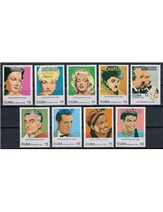 CUBA 1995 Centenary of Cinema 9v MNH**