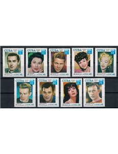 CUBA 2001 Cinema (Dimenticati dall'Oscar) 9v MNH**