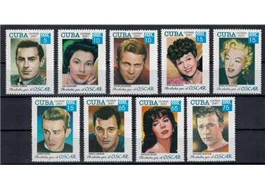 CUBA 2001 Cinema (Forgotten by the Oscar) 9v MNH**