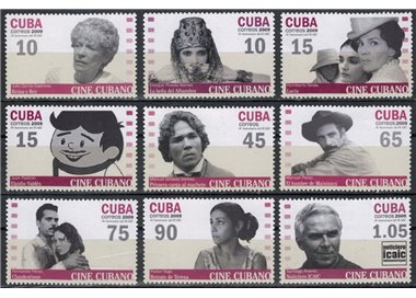 CUBA 2009 Cuban Cinema (ICAIC) 9v MNH**