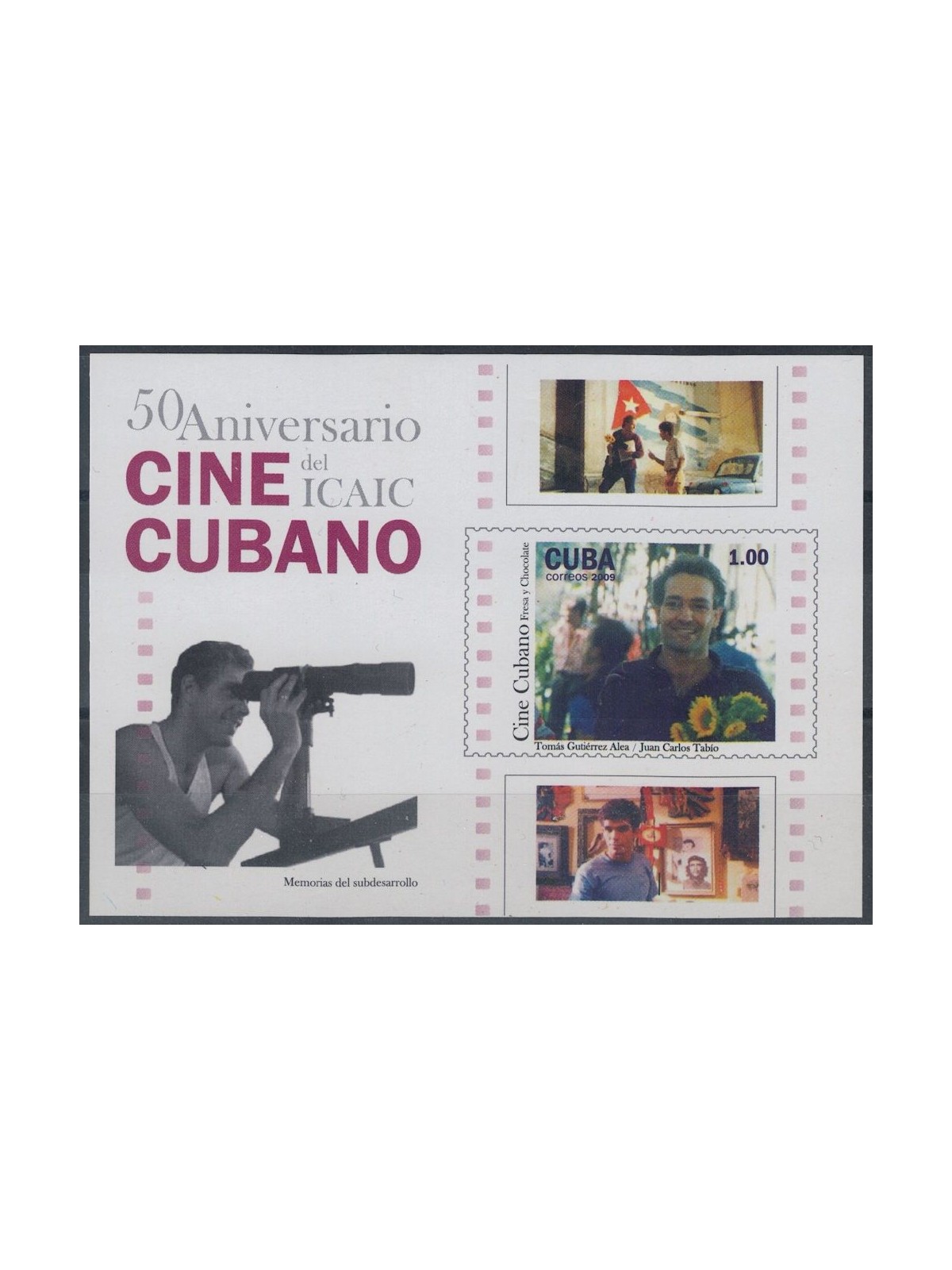 CUBA 2009 Cinema Cubano (ICAIC) BF MNH**