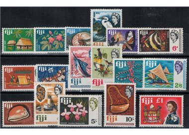 FIJI 1968 Ordinari - Definitives 17 v