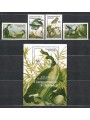 DOMINICA 1986 John James Audubon, uccelli 4v + 1 BF MNH**