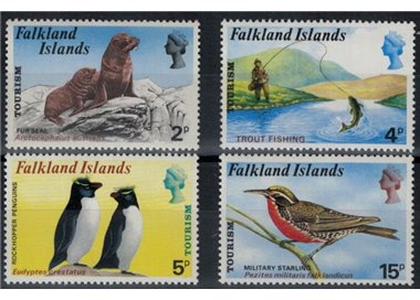 FALKLAND ISLANDS 1974 Tourism 4v MNH**