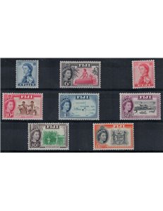 FIJI 1964/67 Ordinari - Definitives 8v MH*