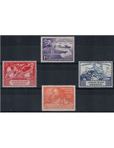 FALKLAND (SOUTH SHETLANDS) 1949 Anniversario UPU 4v MH*