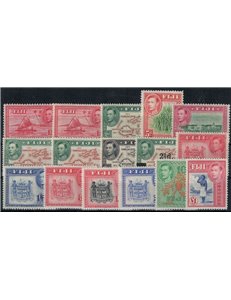 FIJI 1941-55 Ordinari Giorgio VI 14v MH*