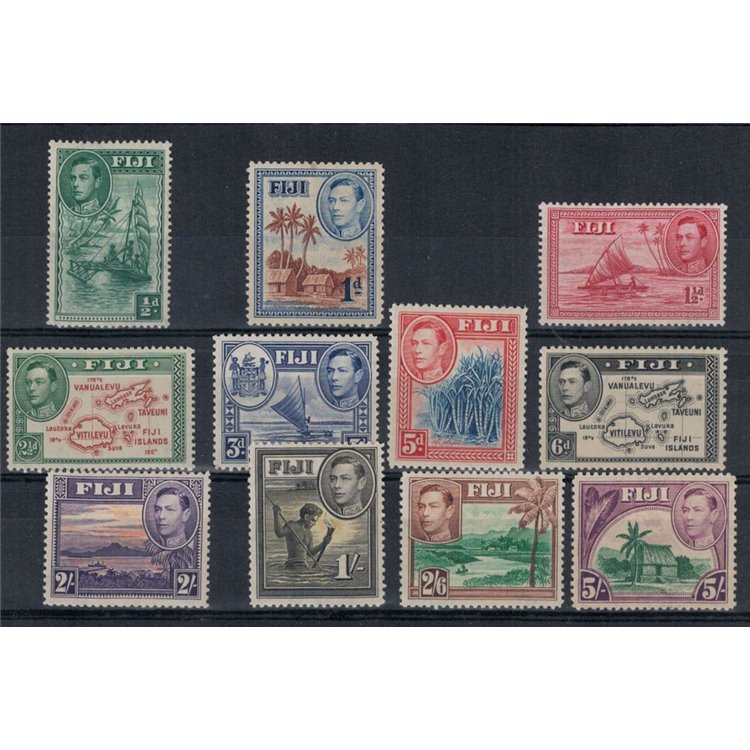 FIJI 1938 Ordinari Giorgio VI 11v MH*