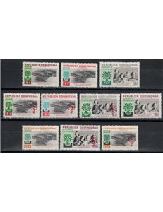DOMINICAN REPUBLIC 1960 Year of the Refugee 10v MNH**