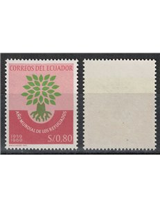 ECUADOR 1960 Anno mondiale del rifugiato 1v MNH**