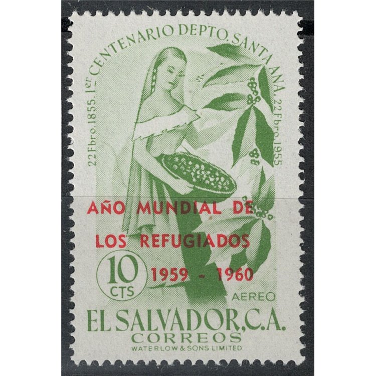 EL SALVADOR 1960 Anno mondiale del rifugiato MNH**