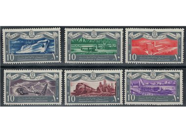 EGITTO 1959 Anniversario della rivoluzione 6v MNH**