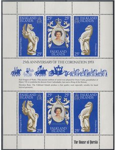 FALKLAND 1978 Silver Jubilee MF MNH**