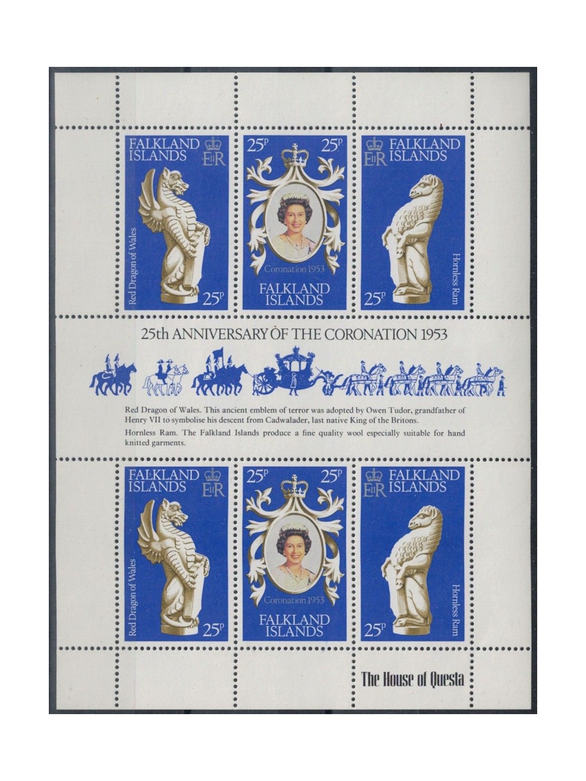 FALKLAND 1978 Silver Jubilee MF MNH**