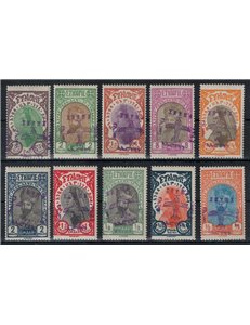 ETHIOPIA 1929 Airmail 10v MH*