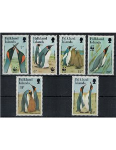 FALKLAND 1991 Fauna, king penguins 6v MNH**