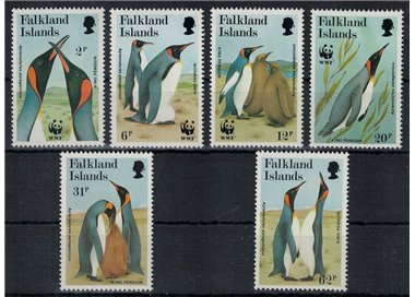 FALKLAND 1991 Fauna, pinguini reali 6v MNH**