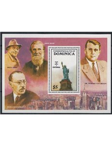 DOMINICA 1986 Statue of Liberty s/s MNH**