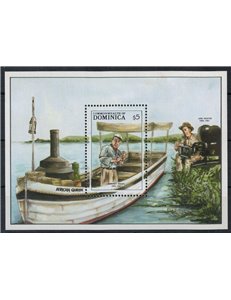 DOMINICA 1988 Entertainment Personalities (I) s/s MNH**