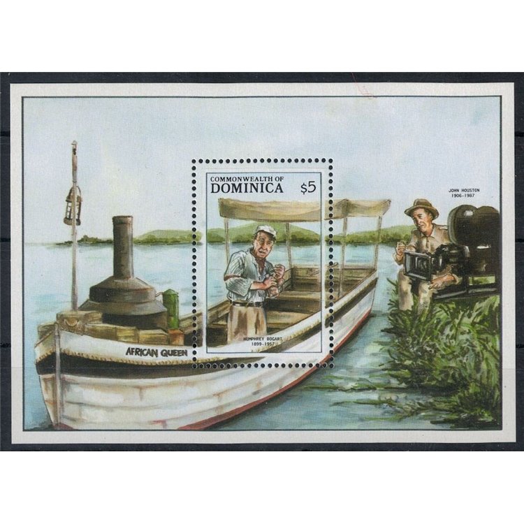 DOMINICA 1988 Entertainment Personalities (I) s/s MNH**