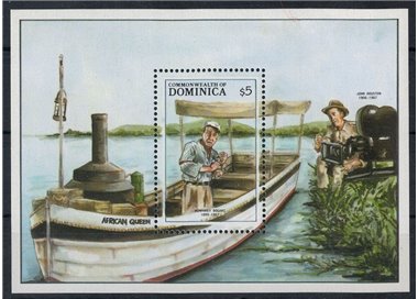 DOMINICA 1988 Entertainment Personalities (I) s/s MNH**