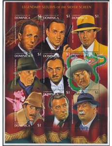 DOMINICA 1996 Centenary of Cinema 9v MNH**