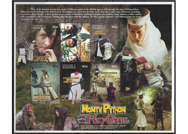 DOMINICA 2000 Monty Python e il Sacro Graal 6v MNH**