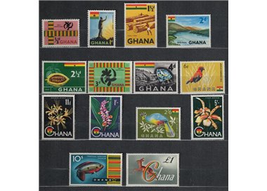 GHANA 1959-61 Serie ordinaria 14v MNH**