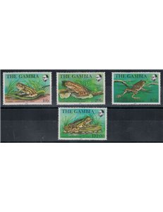 GAMBIA 1982 Fauna, frogs 4v MNH**