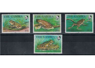 GAMBIA 1982 Fauna, frogs 4v MNH**