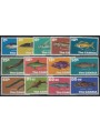 GAMBIA 1971 Ordinari, pesci - Definitives, fish 13v MNH**