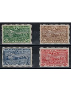 PHILIPPINES 1948 Food Organisation (FAO) 4v MNH**