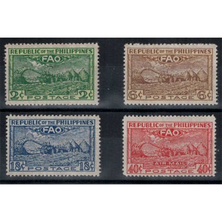 PHILIPPINES 1948 Food Organisation (FAO) 4v MNH**
