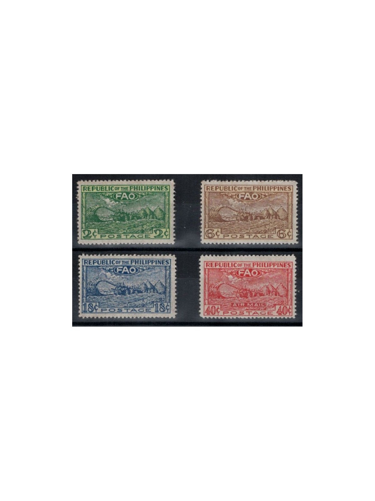 FILIPPINE 1948 Organizzazione Alimentare (FAO) 4v MNH**
