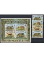 GAMBIA 1976 Riserva naturale Abuko 4v + 1 BF MNH**