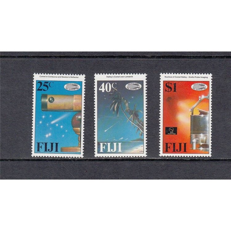 FIJI 1986 Halley's Comet 3v MNH**