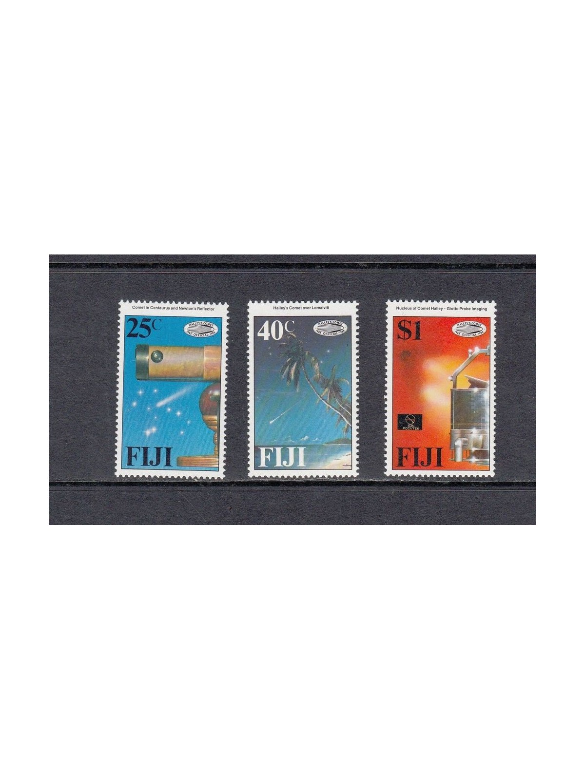 FIJI 1986 Cometa di Halley - Halleys comet 3v MNH**