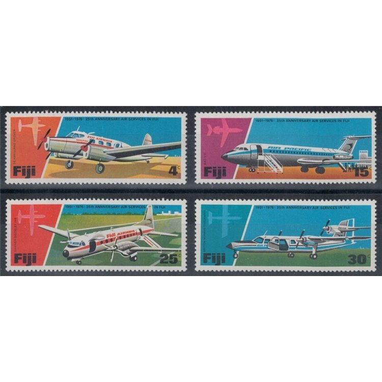 FIJI 1976 Servizi aerei 4v MNH**
