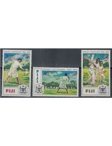 FIJI 1974 Centenario del Cricket 3v MNH**