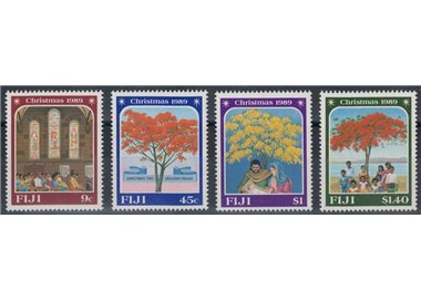 FIJI 1989 Natale 4v MNH**