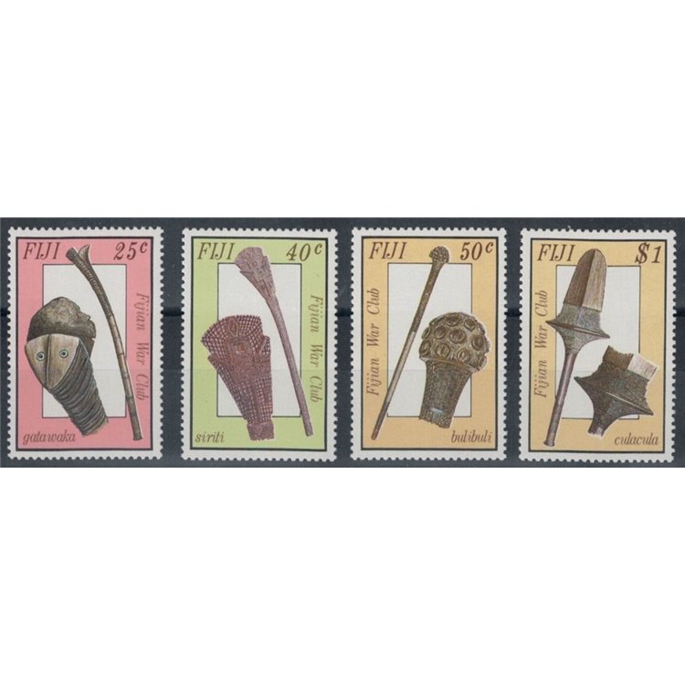 FIJI 1986 Fijian war club 4v MNH**
