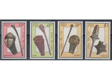 FIJI 1986 Fijian war club 4v MNH**