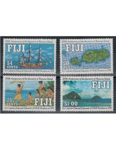 FIJI 1991 Bicentenario isola Rotuma 4v MNH**